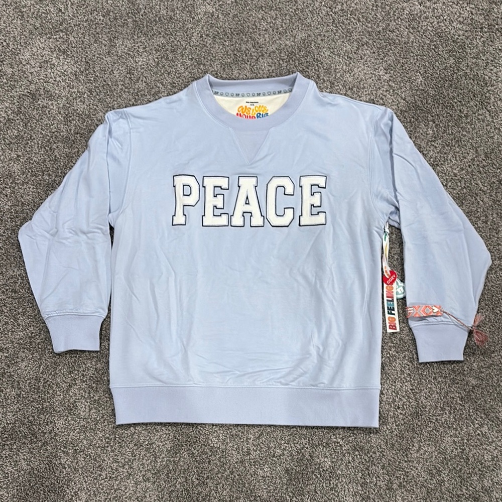 Big Feelings Blue Peace Sweatshirt